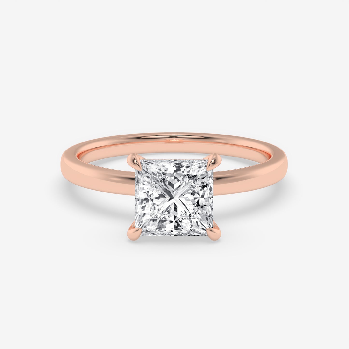 Radiant Edge Princess Ring