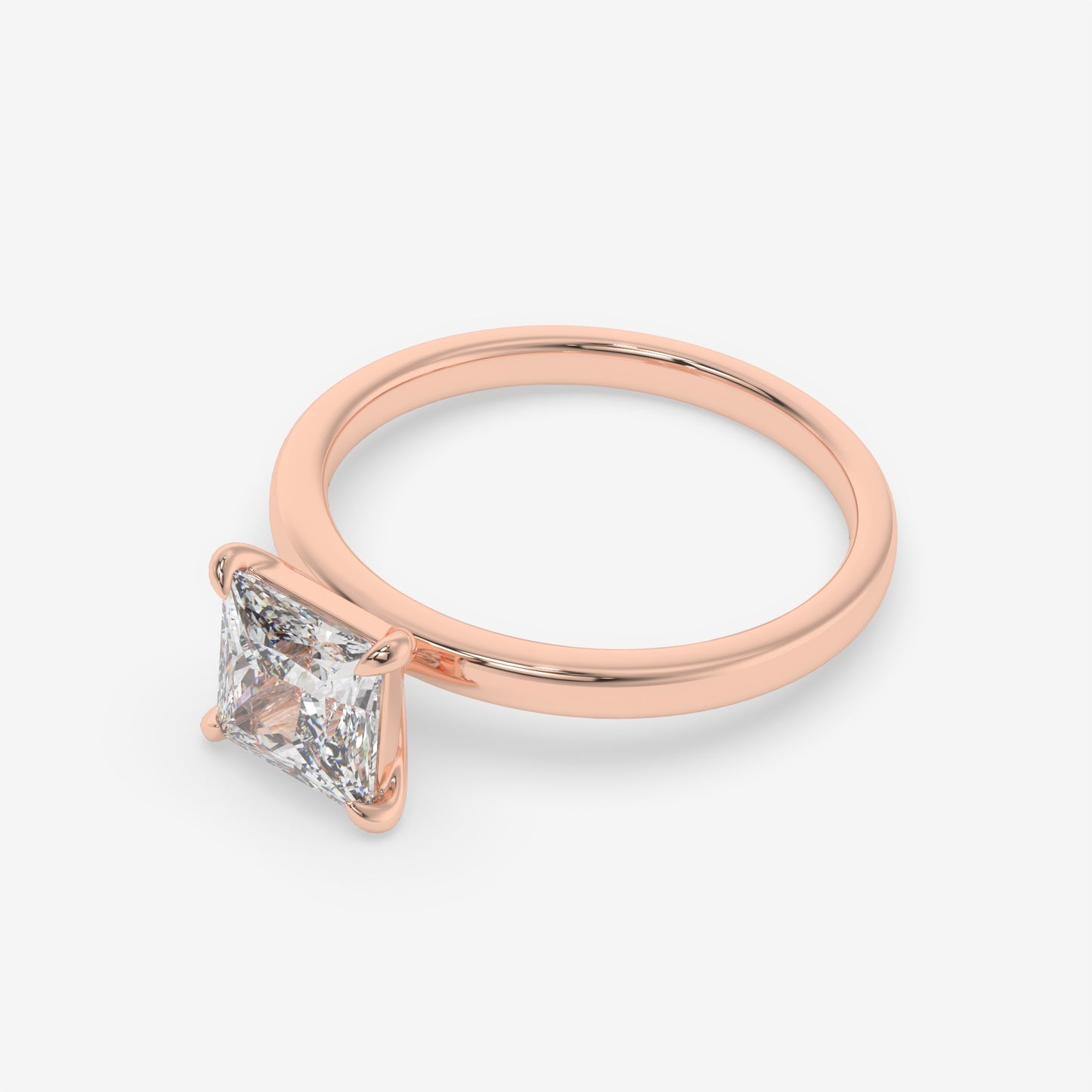 Radiant Edge Princess Ring