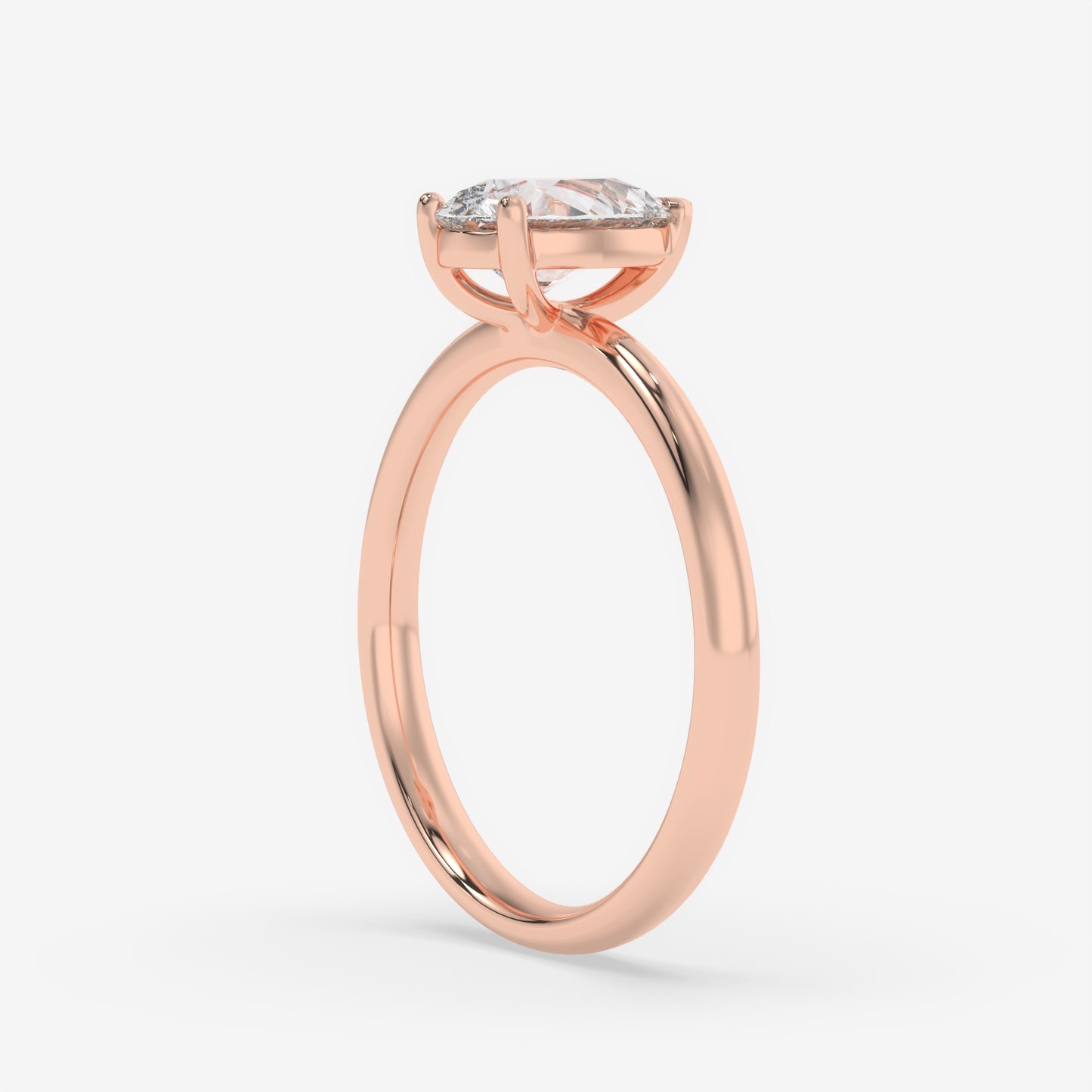 Pear Solitaire Engagement Ring