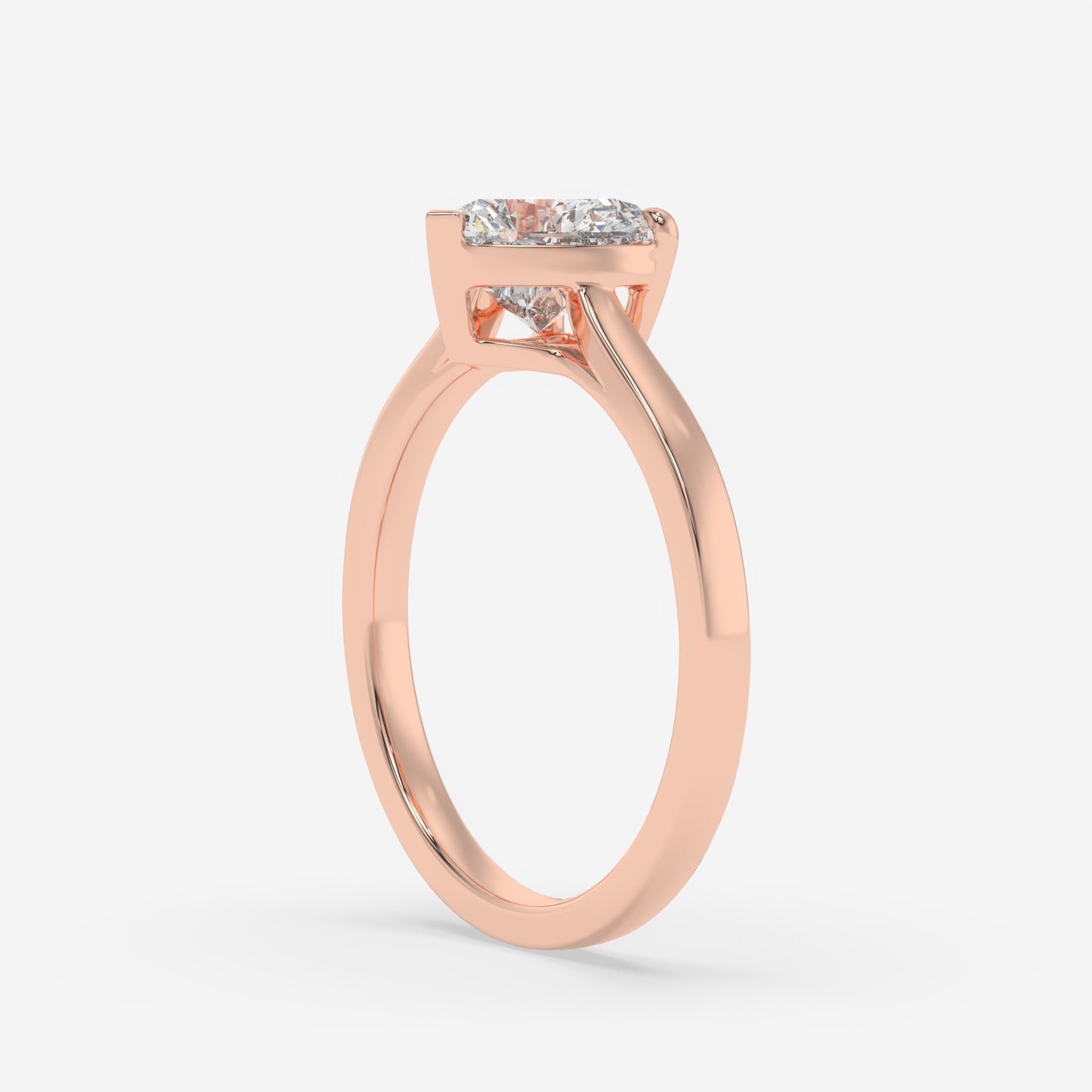 Classic Heart Solitaire Ring