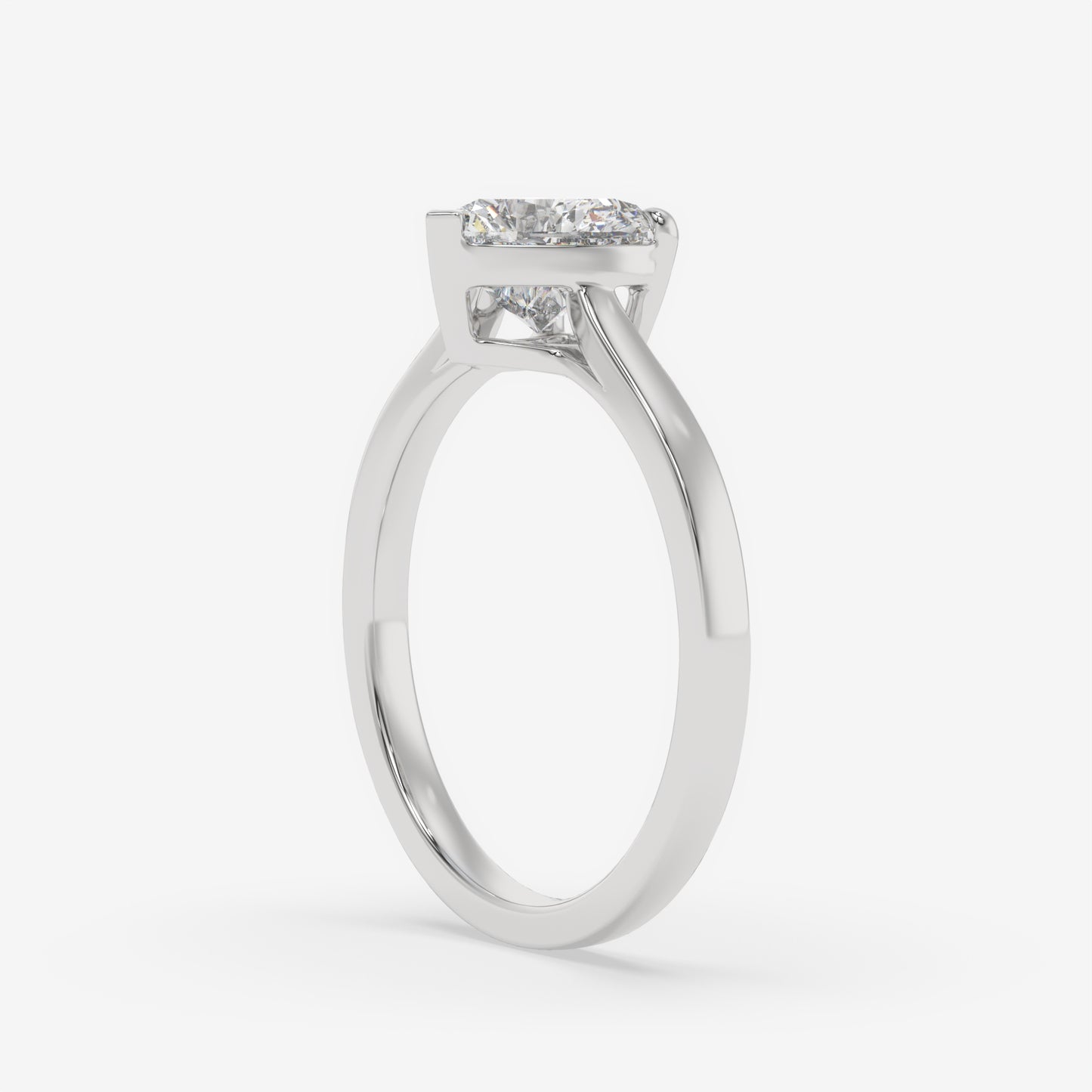 Classic Heart Solitaire Ring