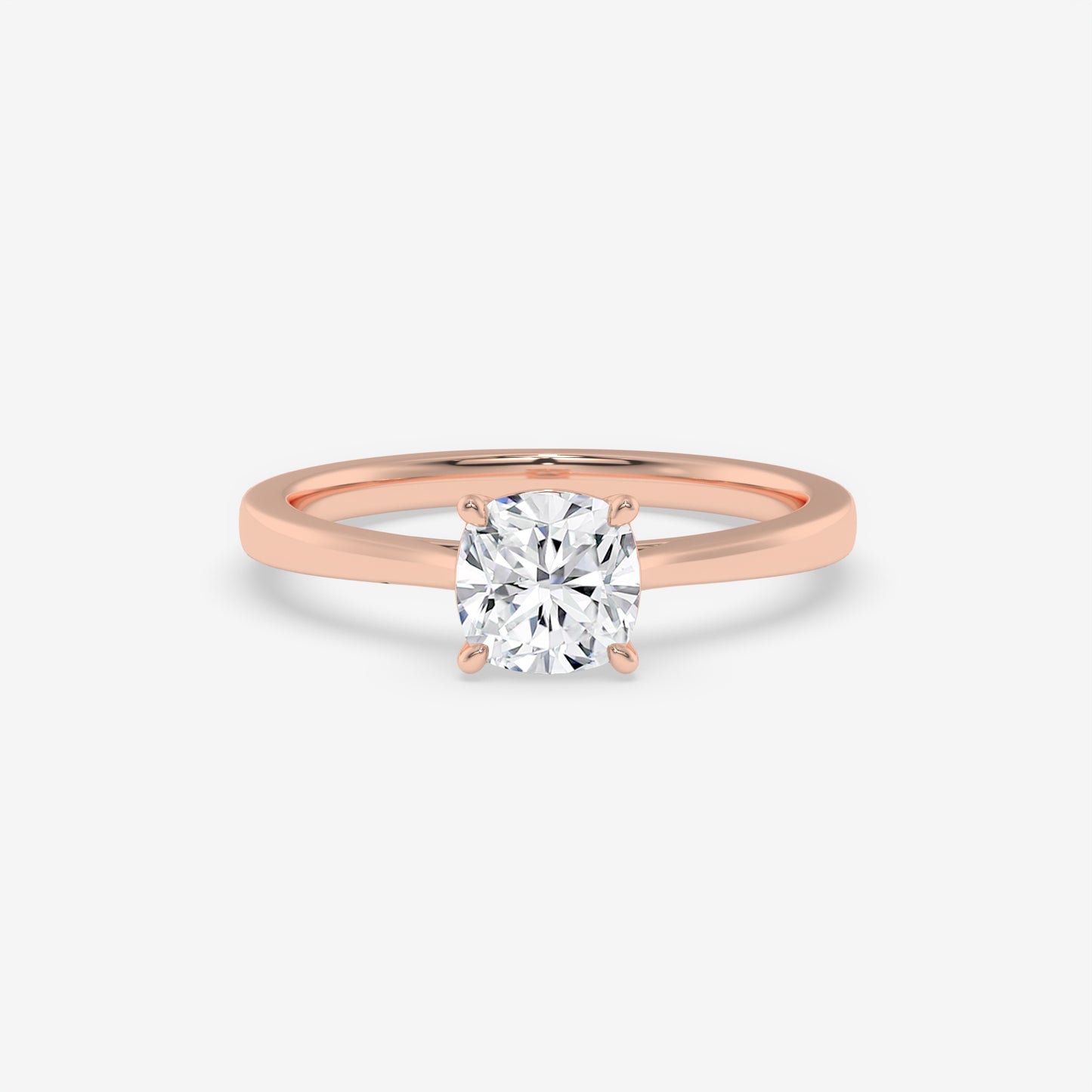 Cushion Solitaire Elegance Ring