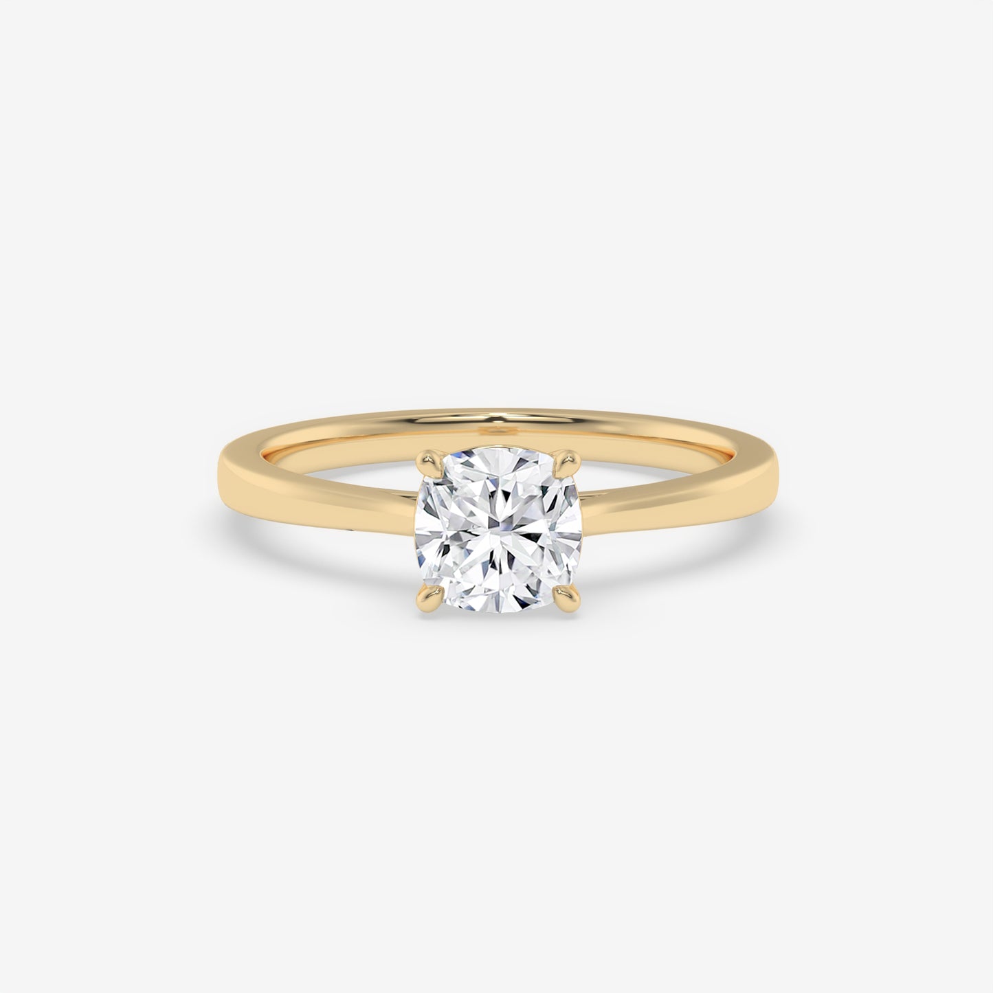 Cushion Solitaire Elegance Ring
