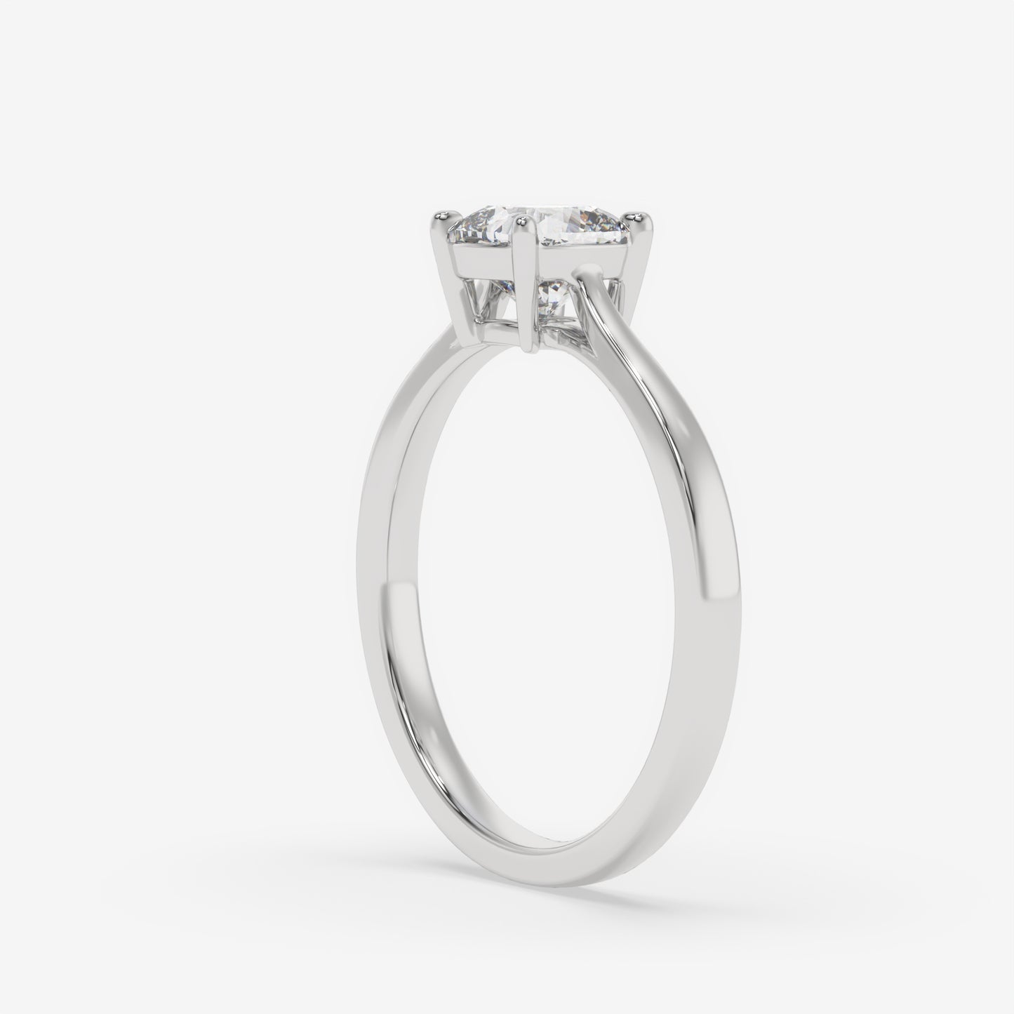 Cushion Solitaire Elegance Ring