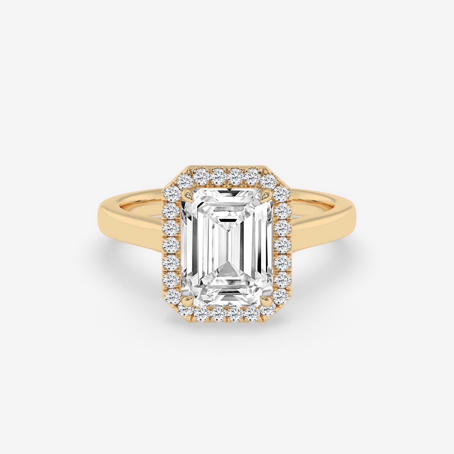 Imperial Edge Emerald Ring