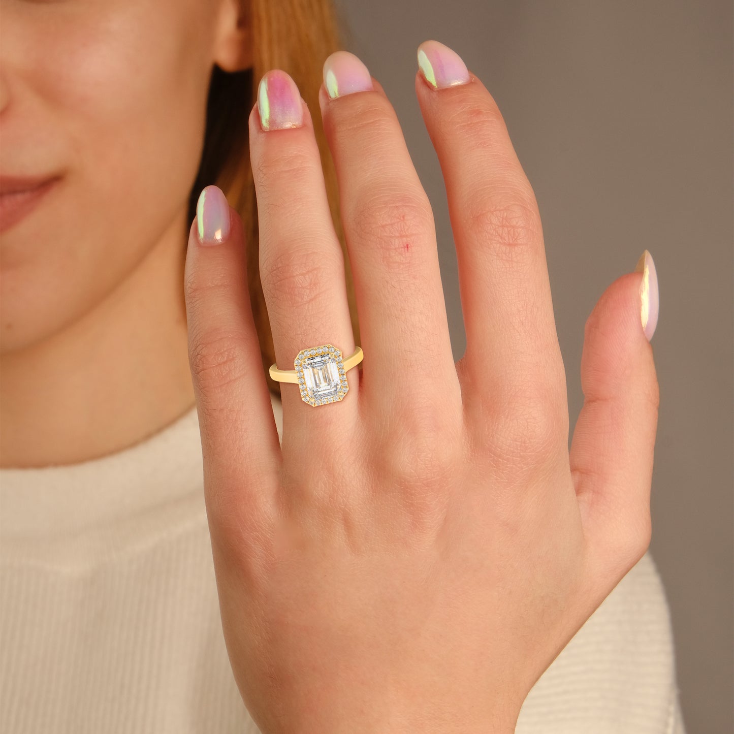 Imperial Edge Emerald Ring