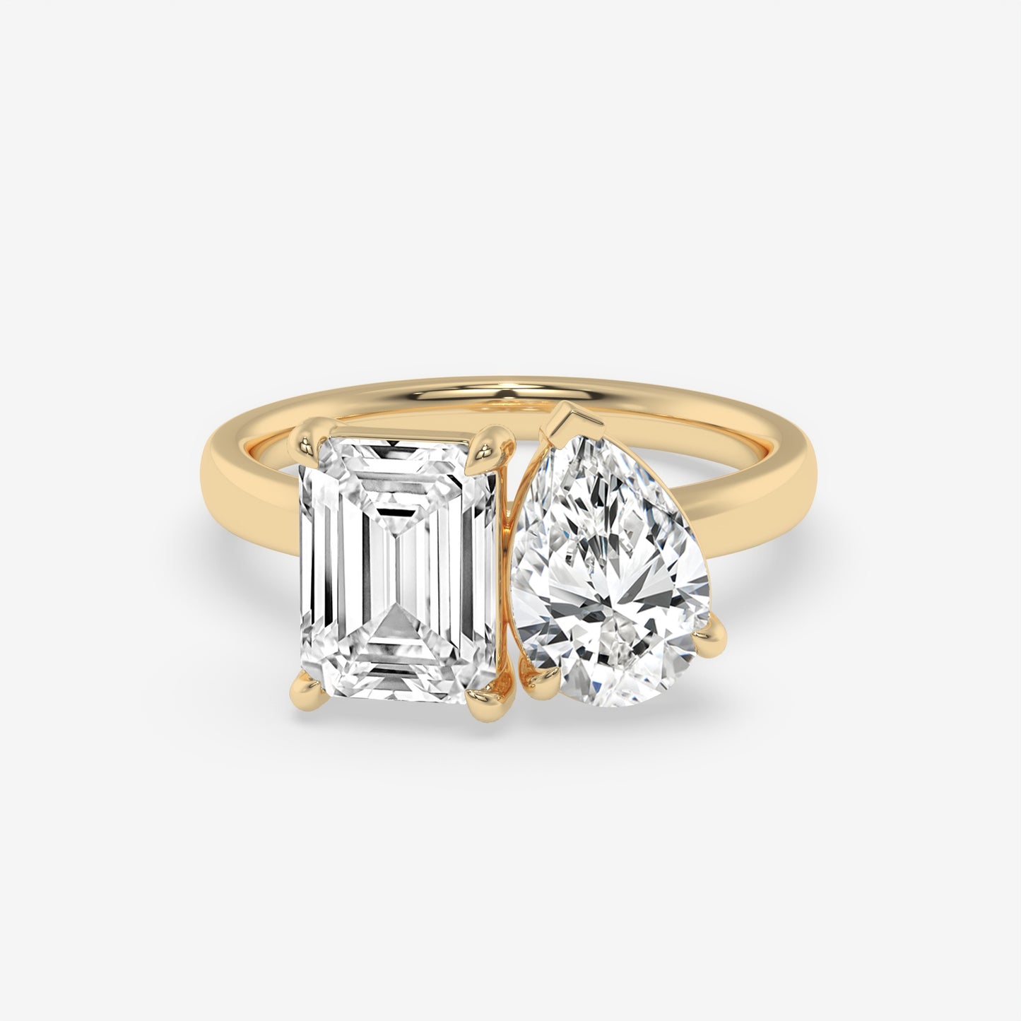 Dual Radiance Emerald & Pear Ring