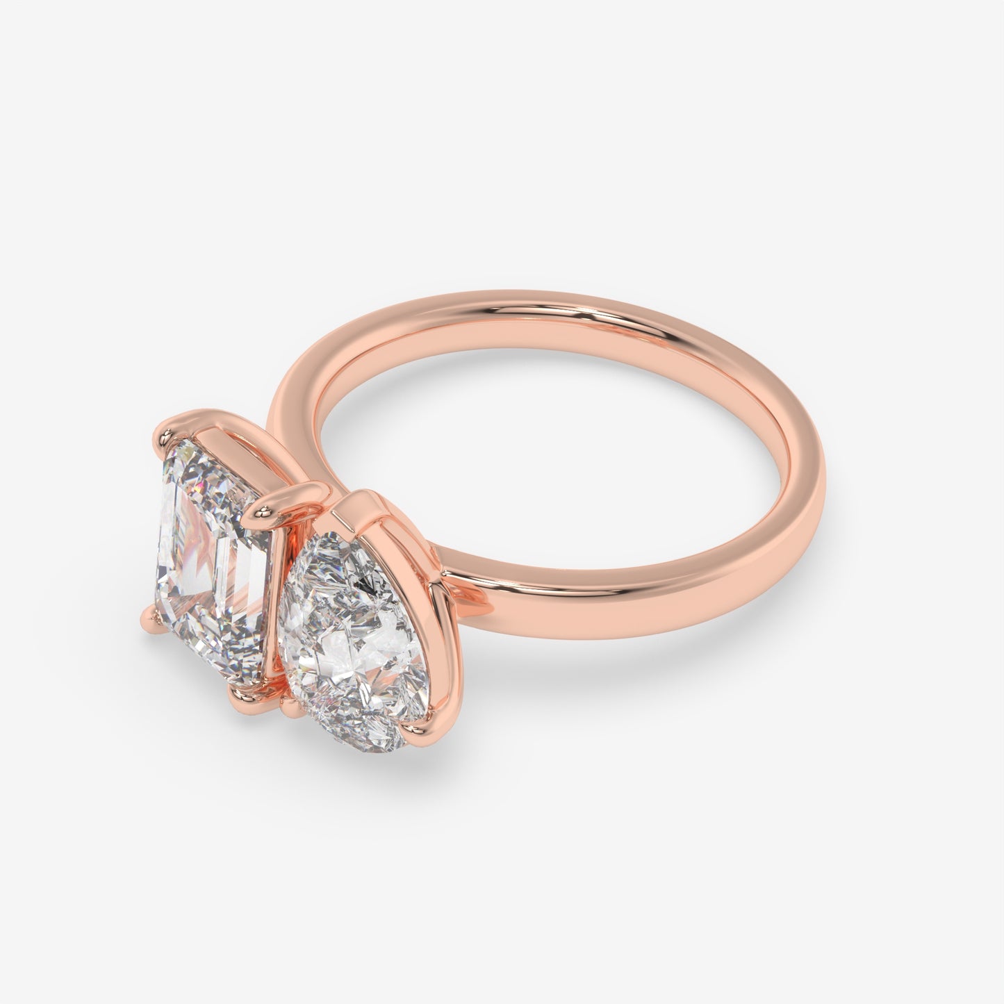 Dual Radiance Emerald & Pear Ring