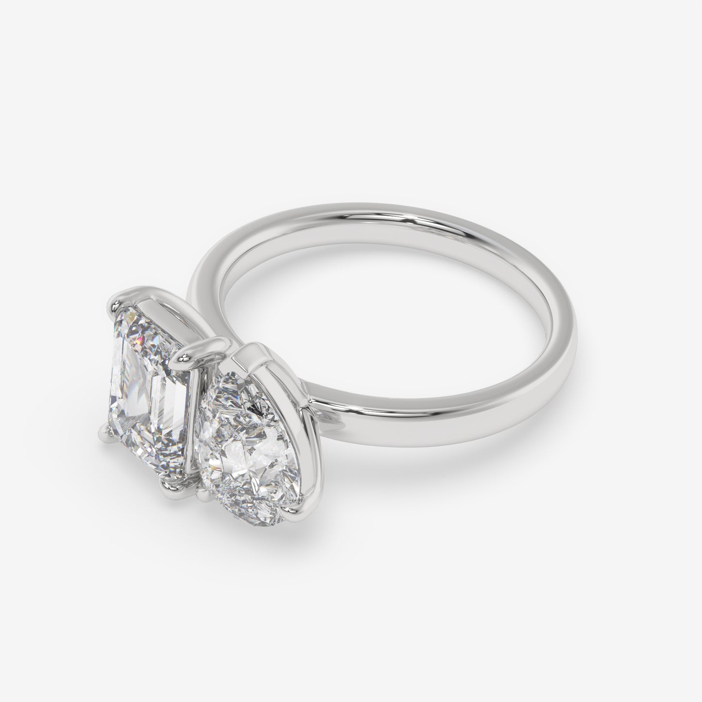 Dual Radiance Emerald & Pear Ring