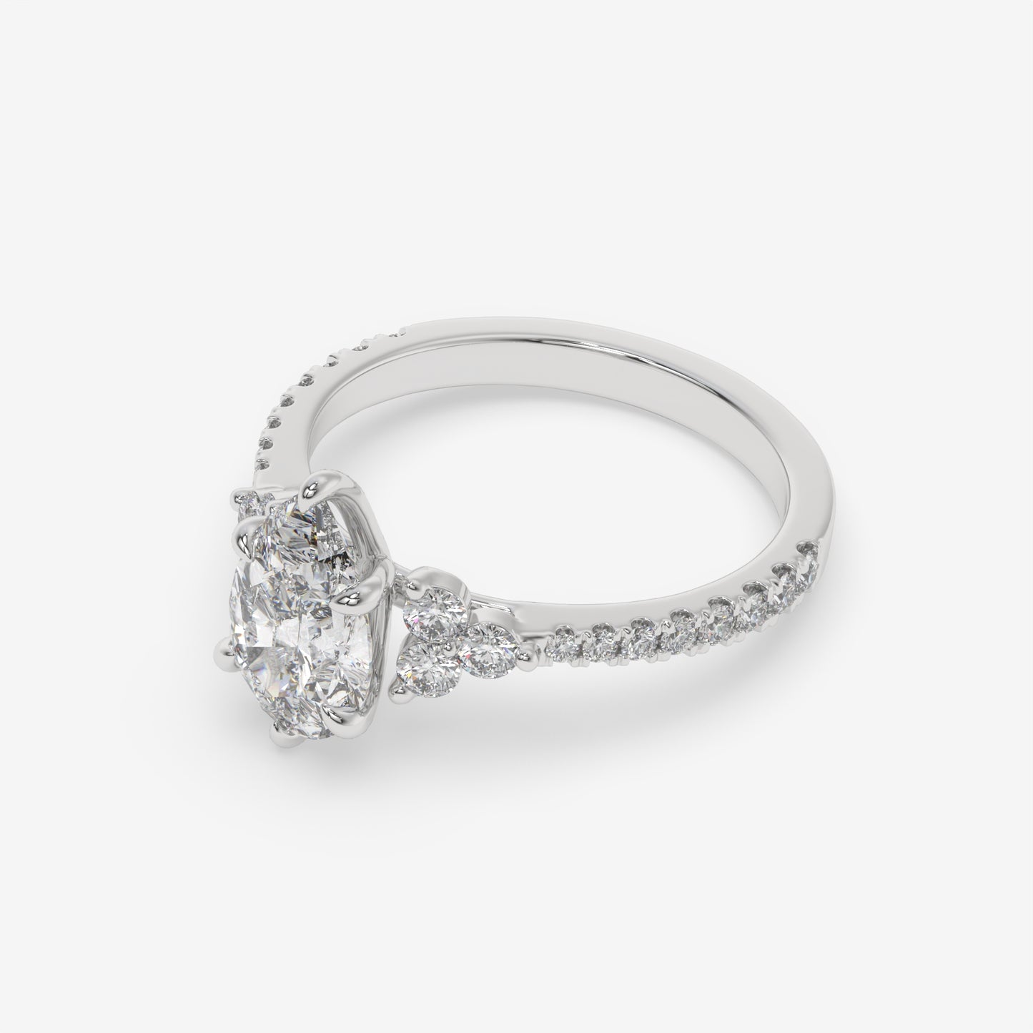 Garden Bloom Pear Ring