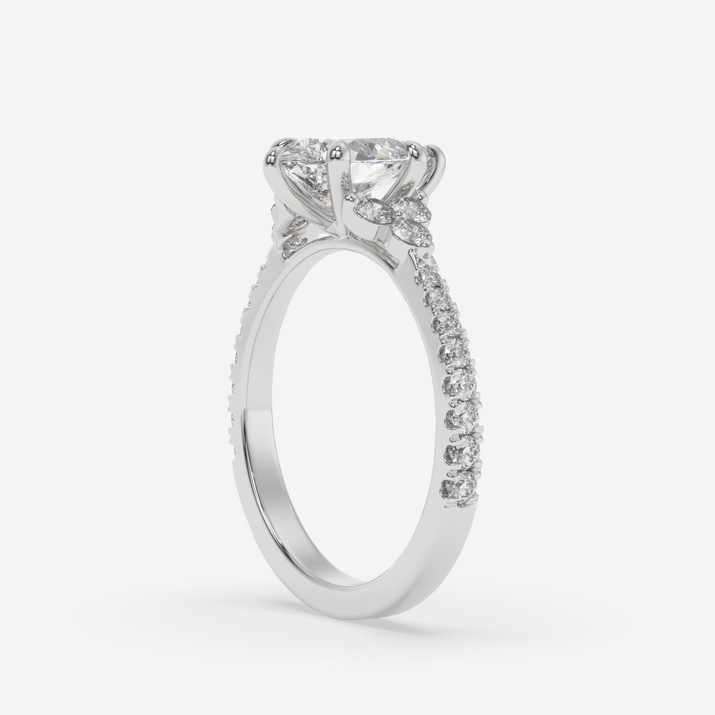 Garden Bloom Pear Ring