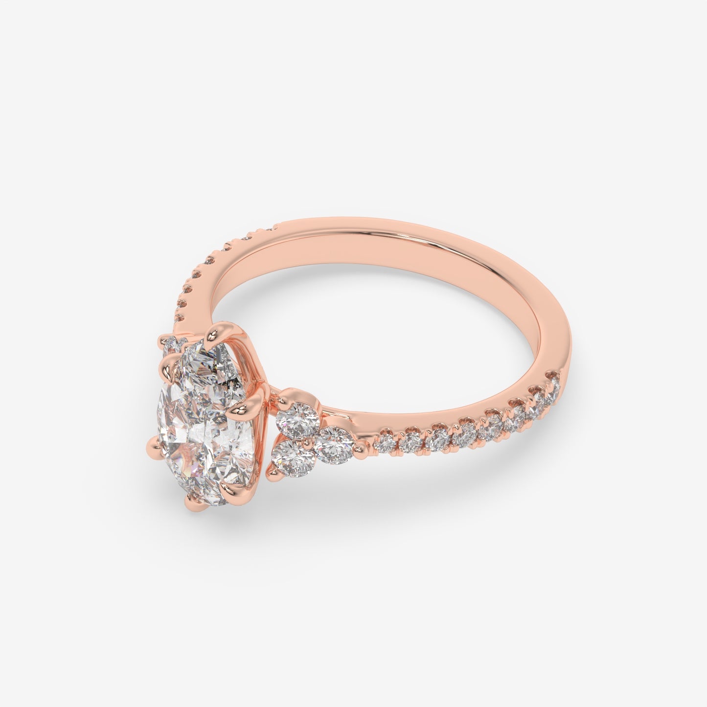 Garden Bloom Pear Ring
