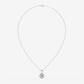 Halo Elegance Diamond Pendant - Round