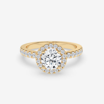 Eternal Halo Engagement Ring - Round