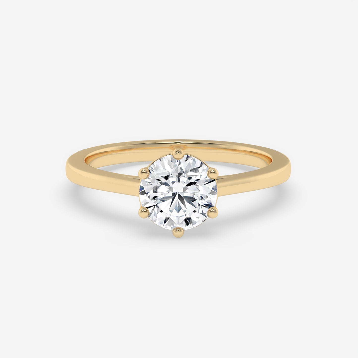 Timeless Elegance Solitaire Ring - Round