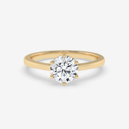 Timeless Elegance Solitaire Ring - Round