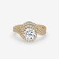 Starlit Waves Ring - Round