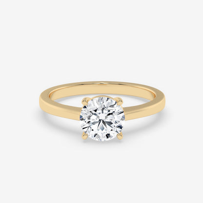 Classic Solitaire Diamond Ring - Round
