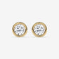 Luminous Bezel Round Diamond Studs