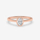 Oval Bezel-Set Solitaire Ring