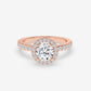 Eternal Halo Engagement Ring - Round
