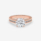 Radiance Channel Solitaire Ring - Round