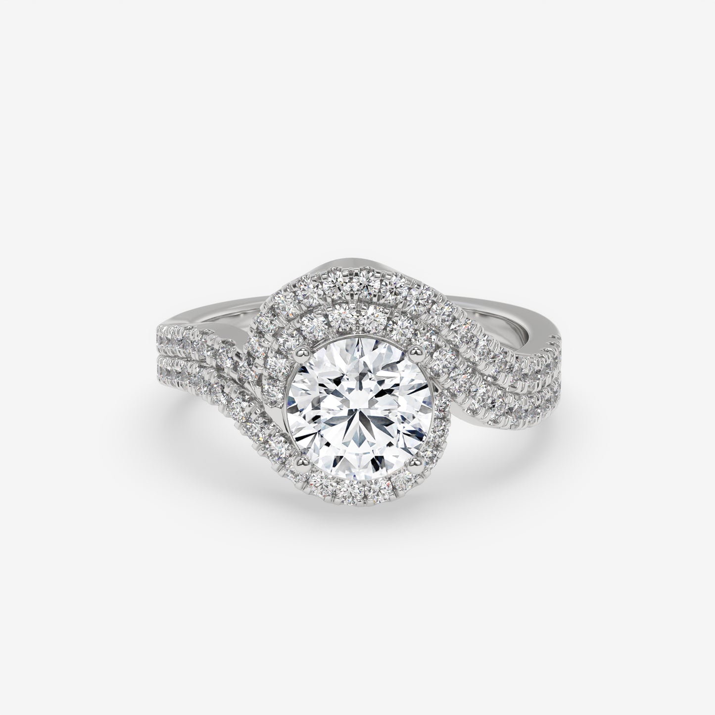 Starlit Waves Ring - Round