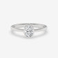 Oval Bezel-Set Solitaire Ring