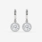 Eternal Halo Stud Earrings - Round