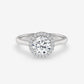 Eternal Radiance Halo Ring - Round