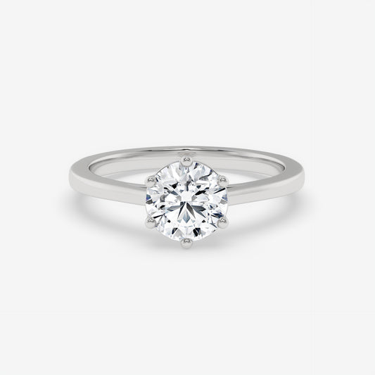Timeless Elegance Solitaire Ring - Round