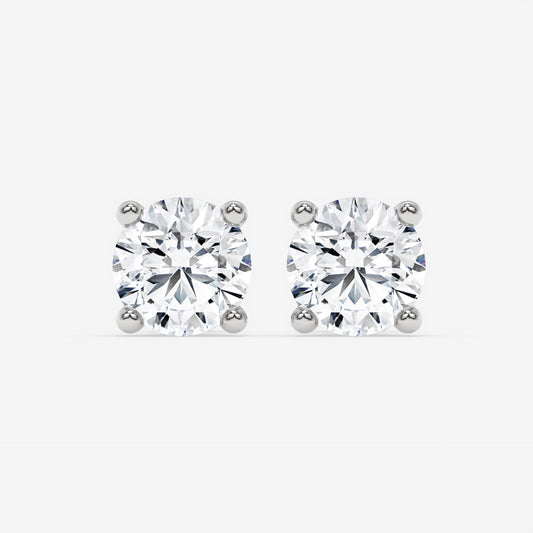 Timeless Elegance Stud Earrings - Round