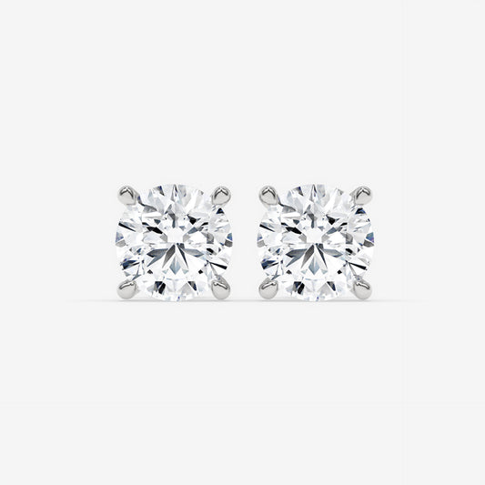 Radiant Brilliance Solitaire Studs - Round