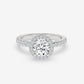 Eternal Halo Engagement Ring - Round
