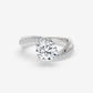 Celestia Twisted Shank Engagement Ring - Round