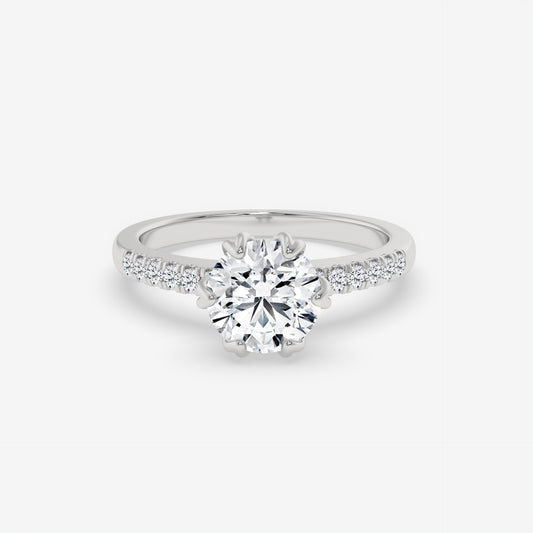 Celestial Bloom Ring - Round