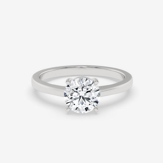 Classic Solitaire Diamond Ring - Round