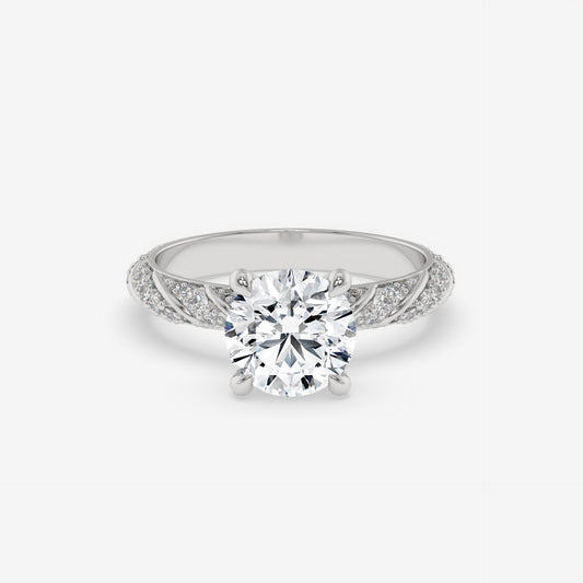 Twisted Brilliance Ring - Round