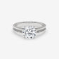 Radiance Channel Solitaire Ring - Round