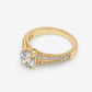 Radiance Split Shank Diamond Engagement Ring - Round