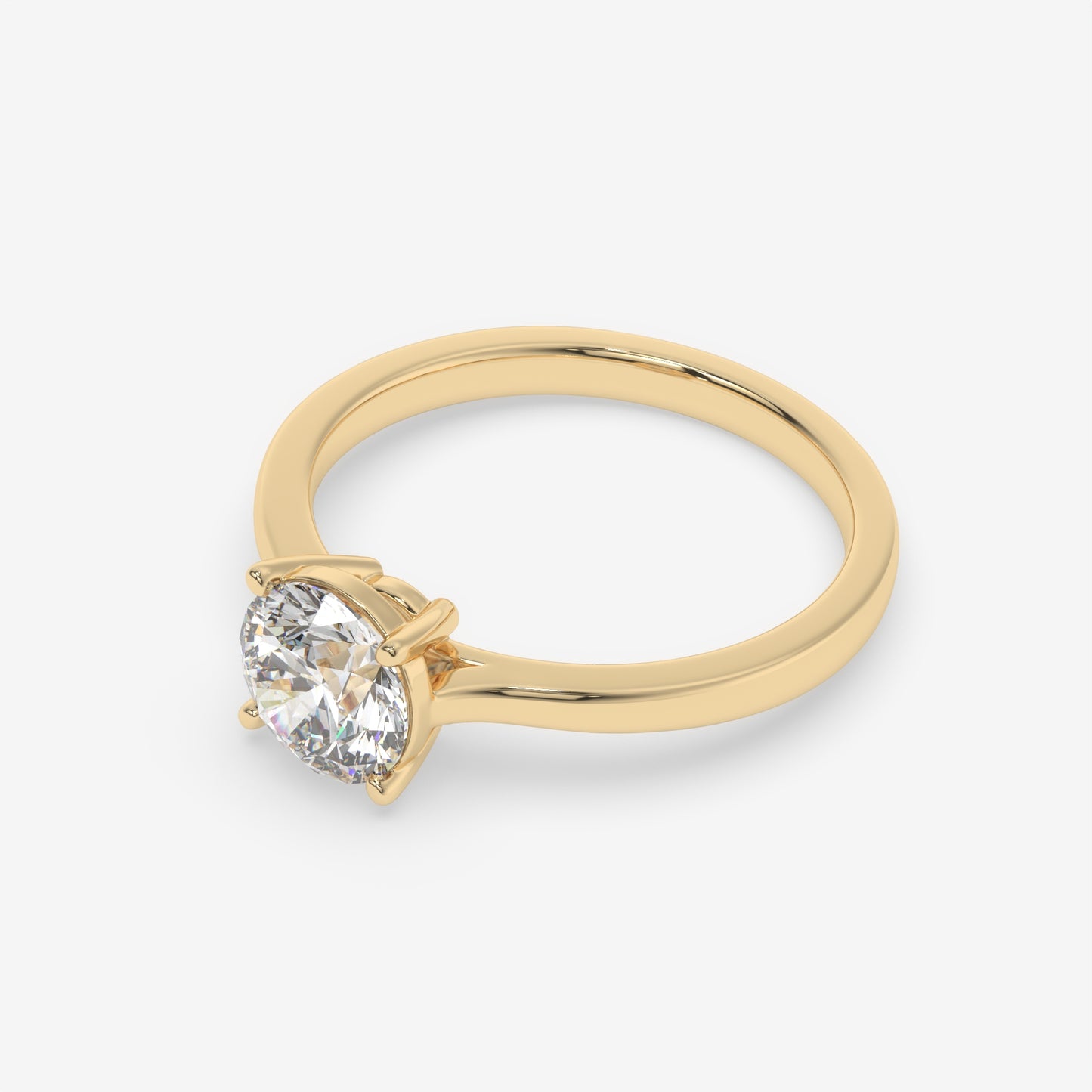 Classic Elegance Solitaire Ring - Round