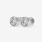 Luminous Bezel Round Diamond Studs