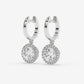 Eternal Halo Stud Earrings - Round