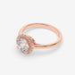 Eternal Radiance Halo Ring - Round