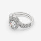 Starlit Waves Ring - Round
