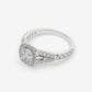 Celestial Halo Split-Shank Engagement Ring - Round