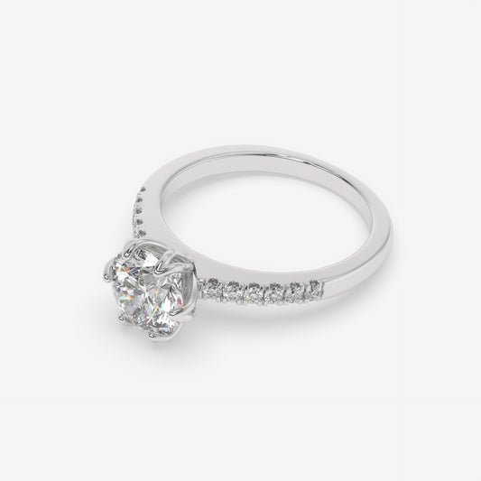 Celestial Bloom Ring - Round