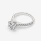 Classic Six-Prong Diamond Engagement Ring - Round