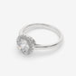 Eternal Radiance Halo Ring - Round