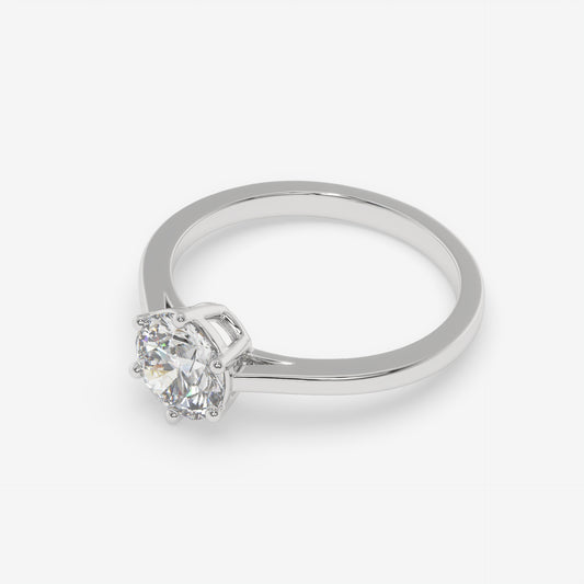 Timeless Elegance Solitaire Ring - Round